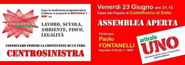 Assemblea venerdì Castelfranco Sito Fb