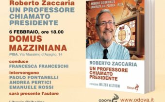 Libro Zaccaria Domus Mazziniana 6 febbraio